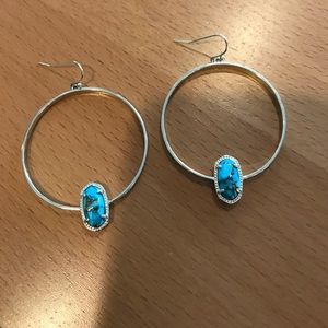 Kendra Scott Elora gold hoop earrings